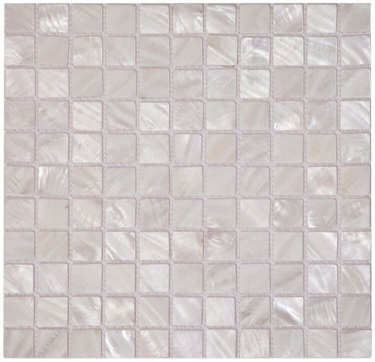 Pearl White Square 11.75 x 11.75 - Hey Tiles