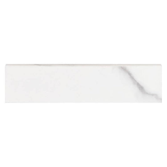 Prestigio Statuario Soft Bullnose 3 x 12 - Hey Tiles