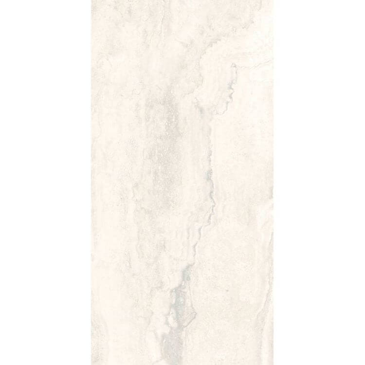 Sant'Agostino Appia Vein Cut White Polished 12 x 24 - Hey Tiles