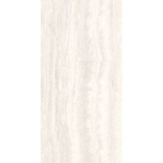 Sant'Agostino Appia Vein Cut White Polished 24 x 48 - Hey Tiles