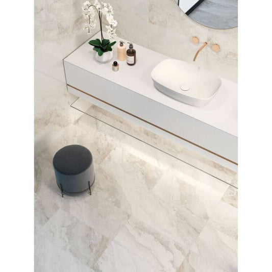 Sant'Agostino Mystic Ivory Polished 12 x 24 - Hey Tiles