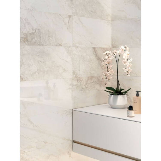 Sant'Agostino Mystic Ivory Polished 24 x 48 - Hey Tiles