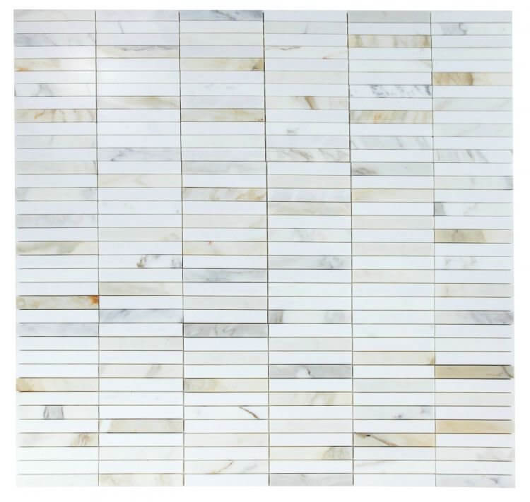 Slot Calacatta Long 11.75 x 11.75 - Hey Tiles