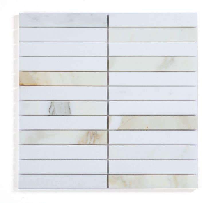 Slot Calacatta Long 11.75 x 11.75 - Hey Tiles