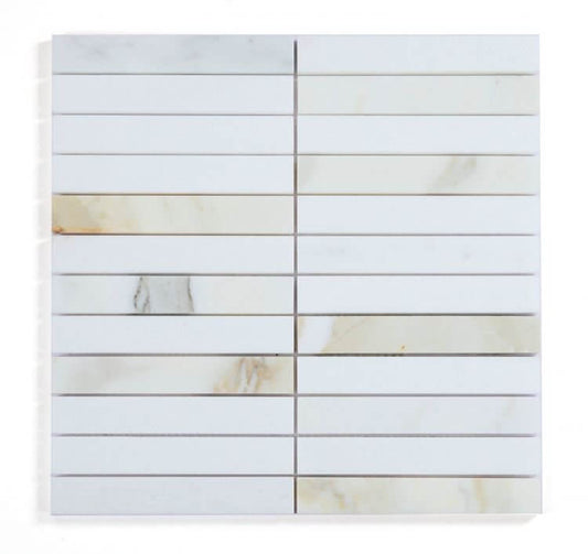 Slot Calacatta Long 11.75 x 11.75 - Hey Tiles
