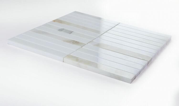 Slot Calacatta Long 11.75 x 11.75 - Hey Tiles