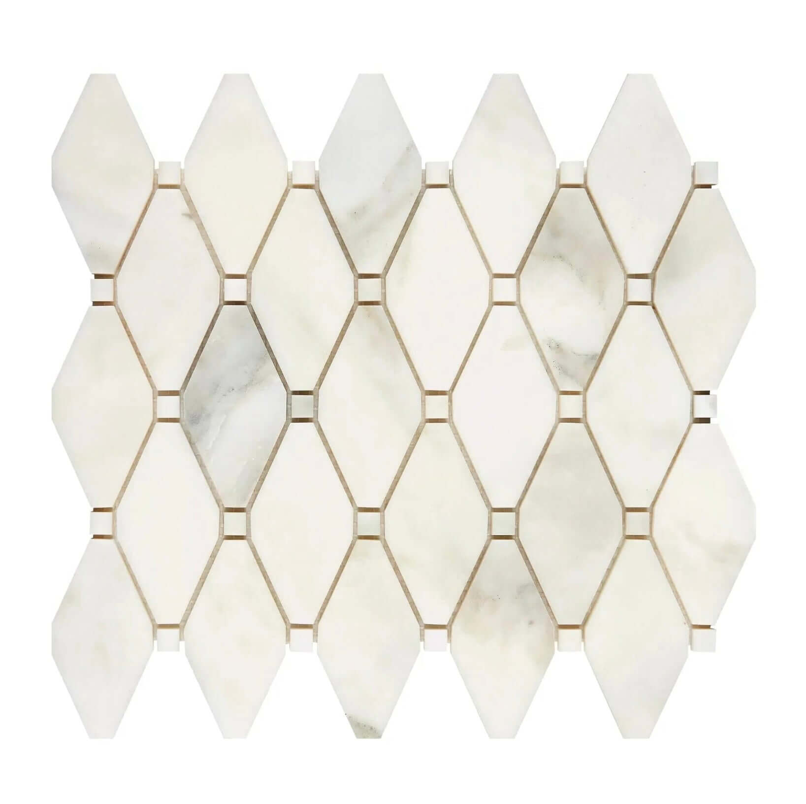 Tuscan Gold Calacatta Octave Mosaic Tile - Hey Tiles