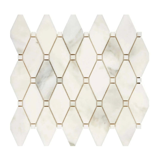 Tuscan Gold Calacatta Octave Mosaic Tile - Hey Tiles