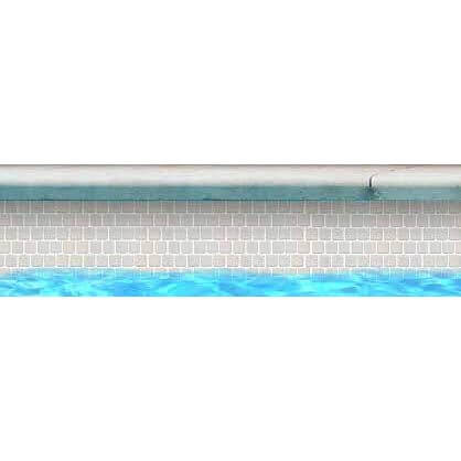 White 1x1 Fujiwa Pool Tile Peb Series - Hey Tiles