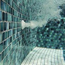 White 1x1 Fujiwa Pool Tile Peb Series - Hey Tiles