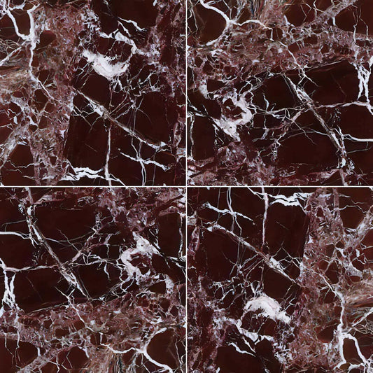 12x12 Rosso Levanto Polished 3/8 - Hey Tiles