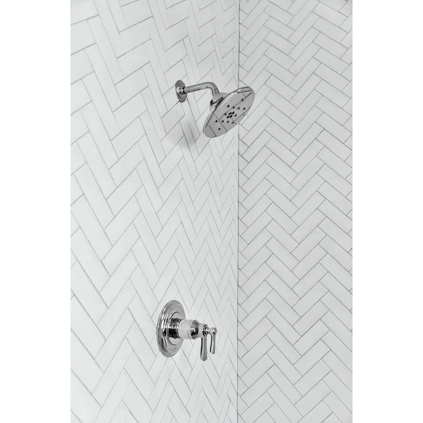 1x3 Thassos White Marble Herringbone Mosaic Tile - Hey Tiles