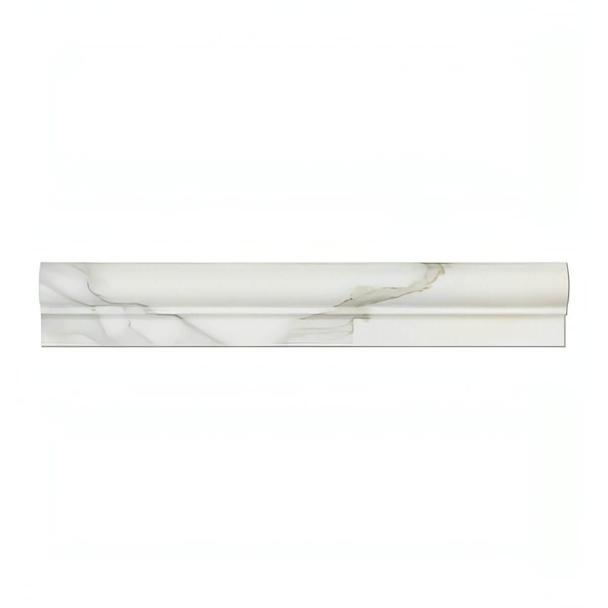 2x12 Calacatta Gold Marble Og - 1 Chair Rail Molding Trim Polished / Honed - Hey Tiles
