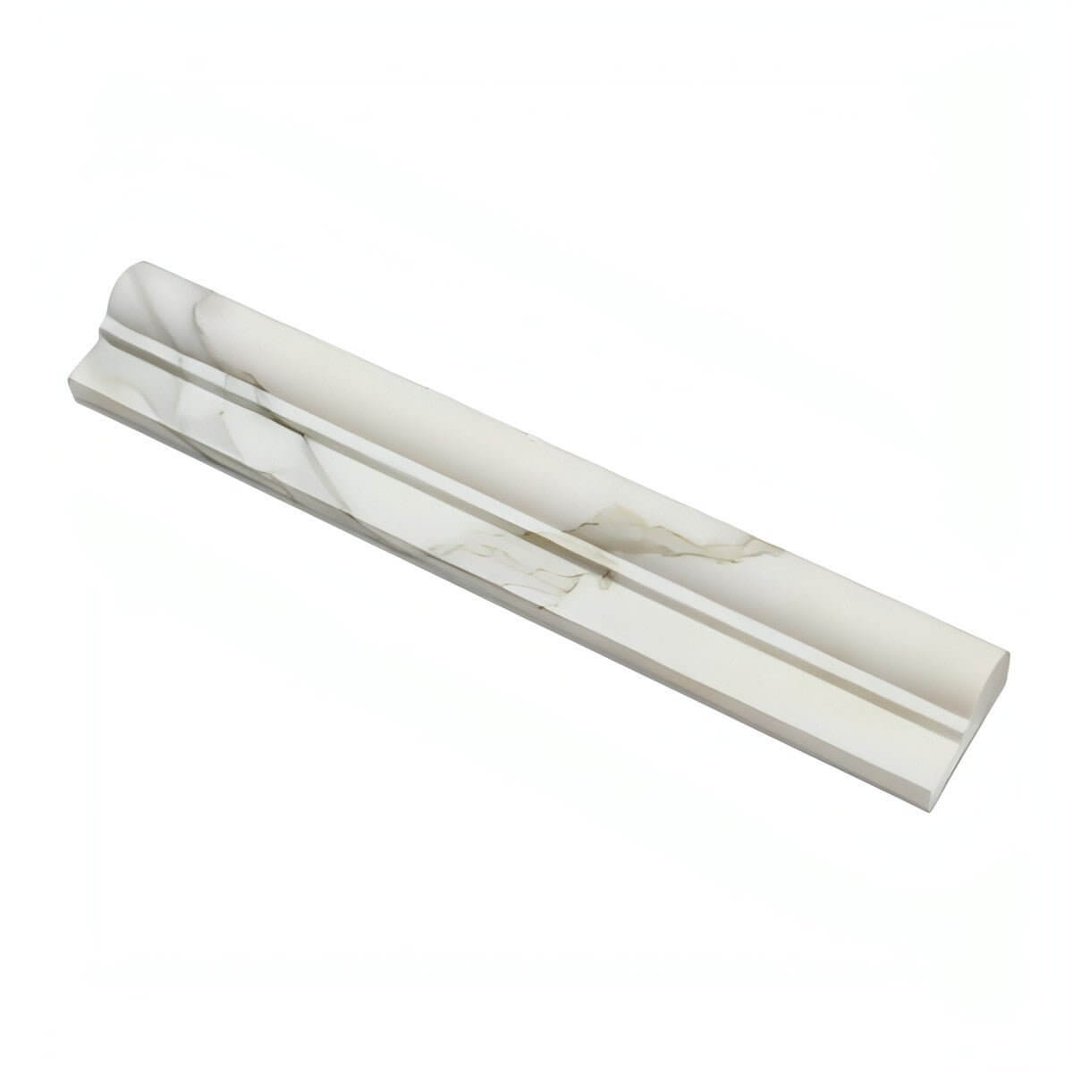2x12 Calacatta Gold Marble Og - 1 Chair Rail Molding Trim Polished / Honed - Hey Tiles