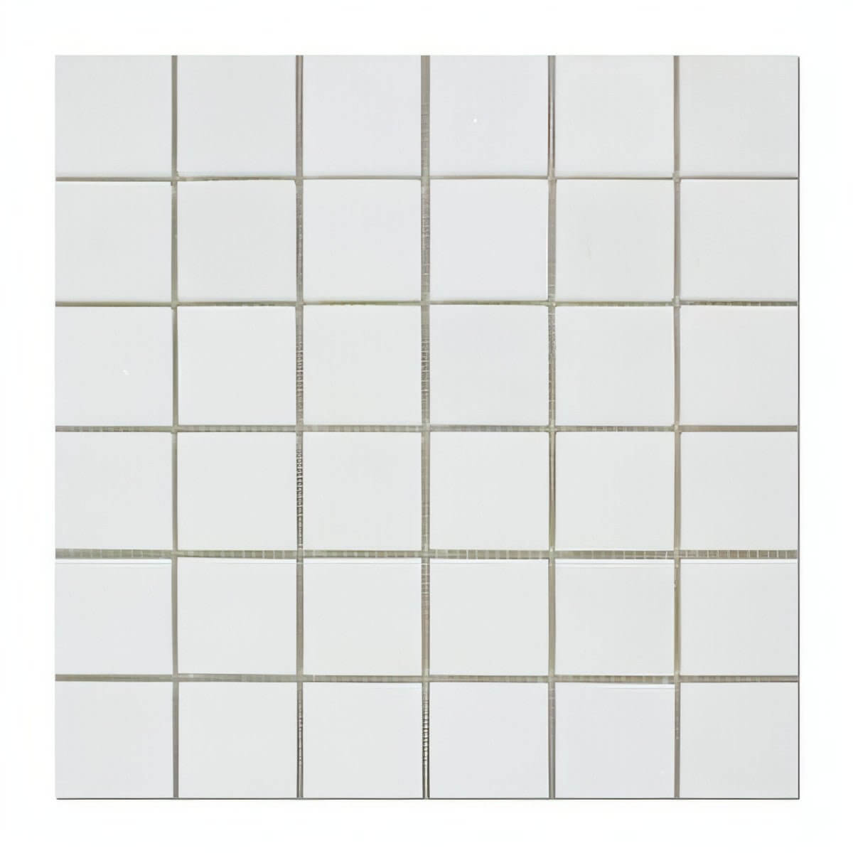 2x2 Thassos White Marble Mosaic Tile - Hey Tiles