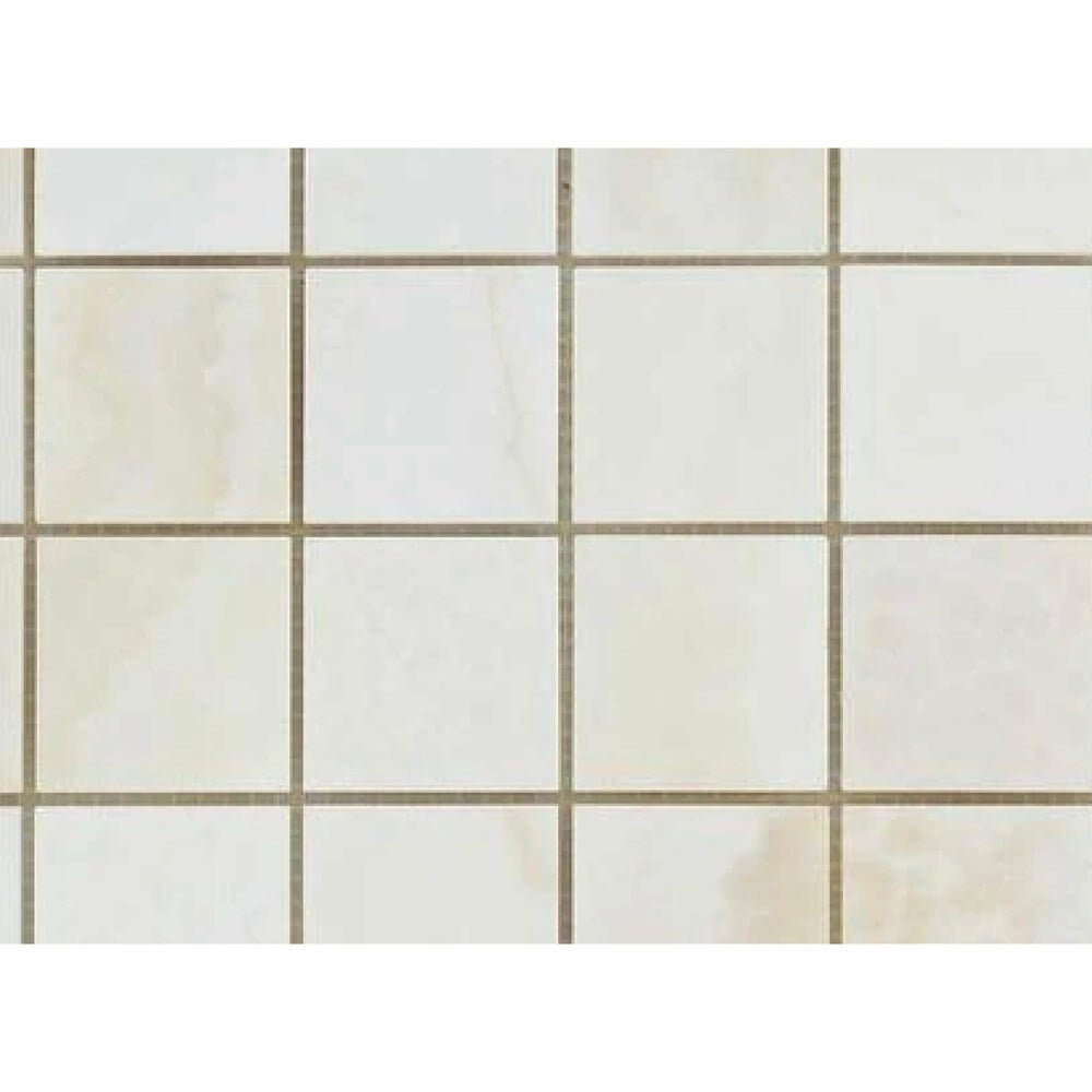 2X2 Vanilla Onyx Cross - Cut Mosaic Tile - Hey Tiles