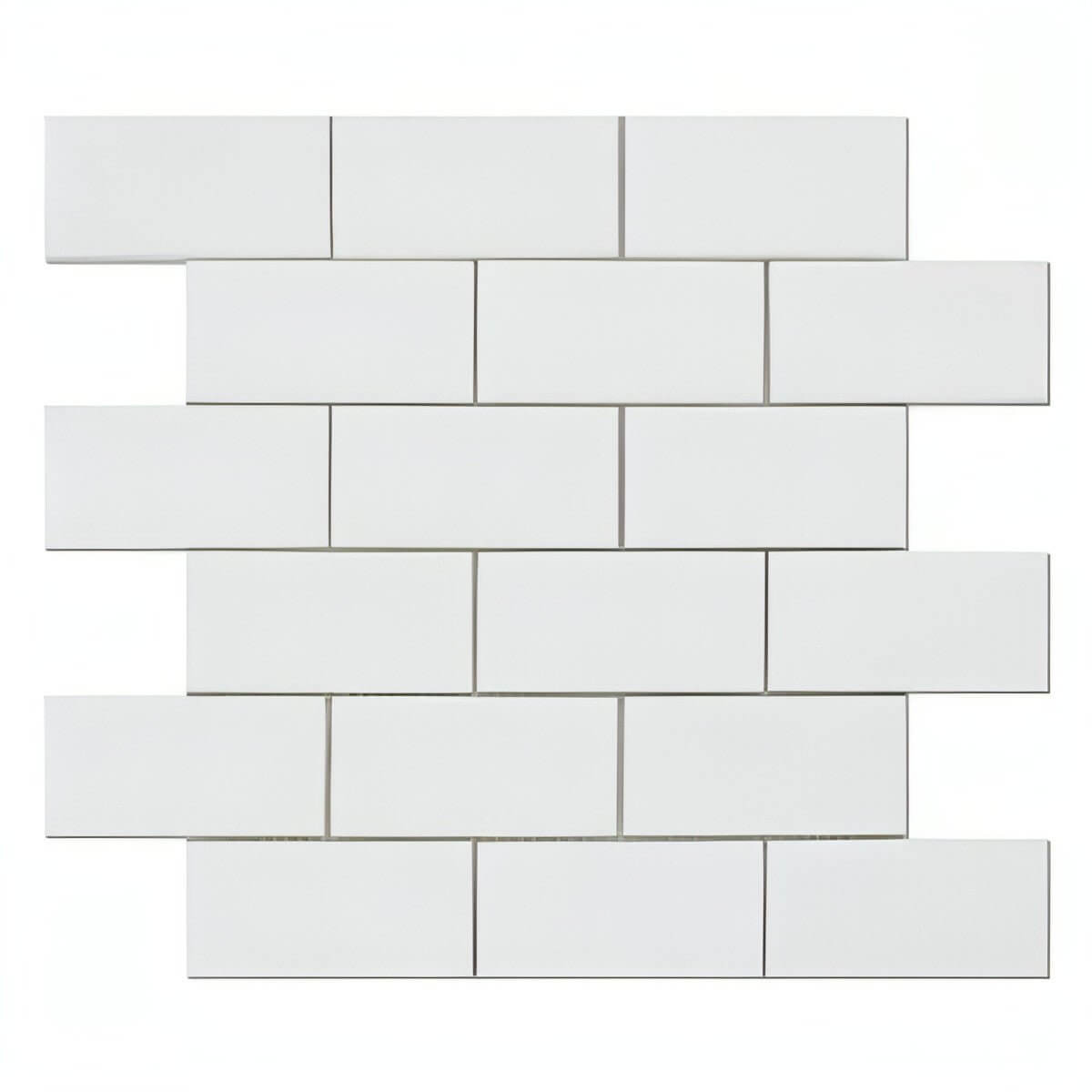 2x4 Thassos White Marble Brick Mosaic Tile - Hey Tiles