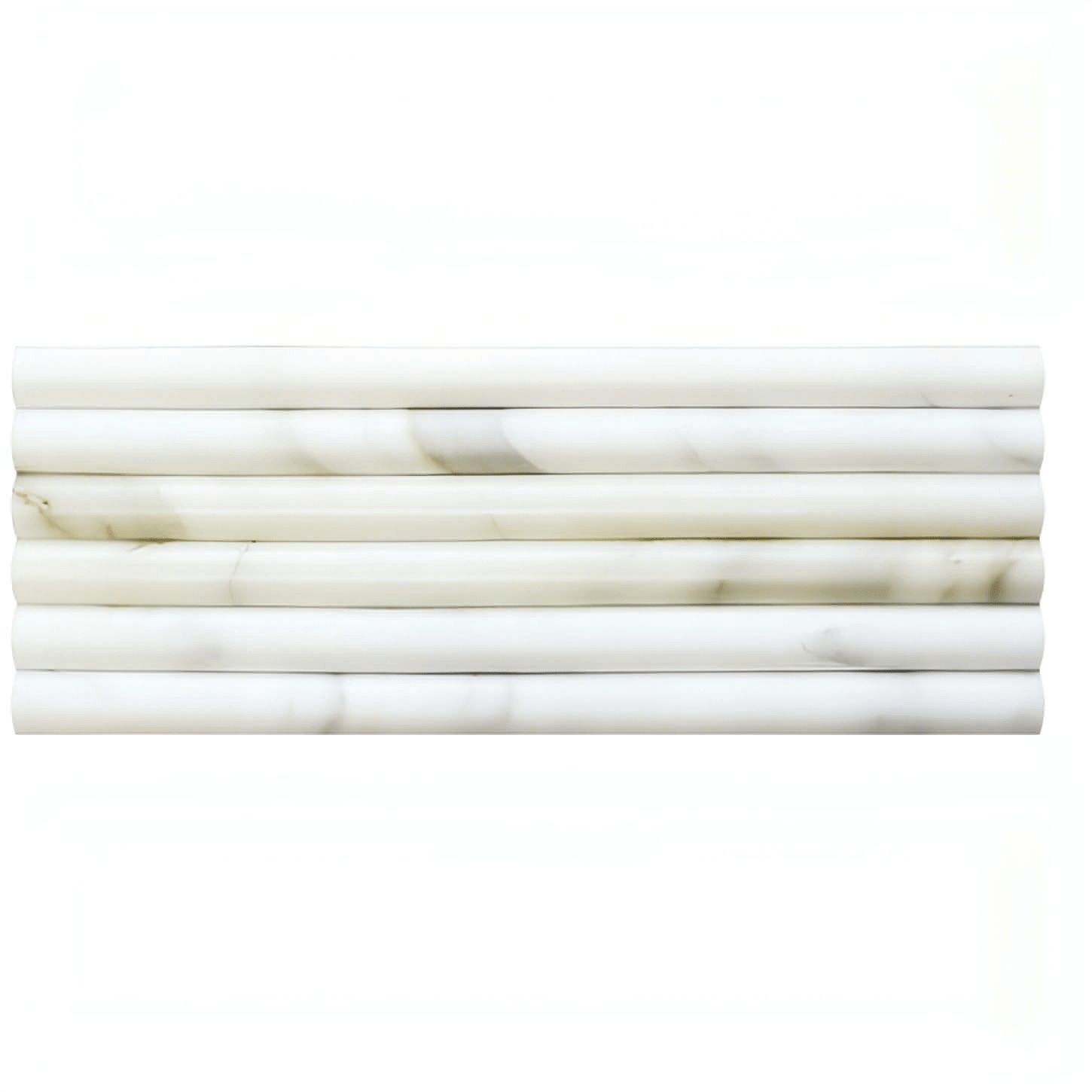 3/4 x 12 Calacatta Gold Pencil Liner POLISHED / HONED - Hey Tiles