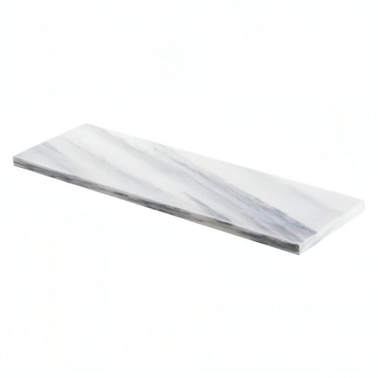 3X12 Carrara White Subway Tile - Hey Tiles