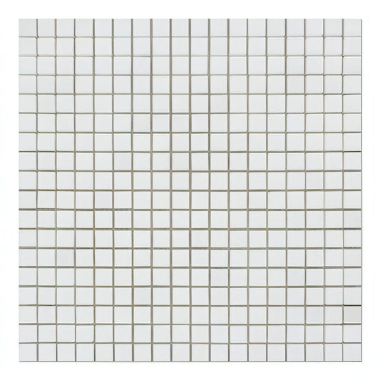 5/8x5/8 Thassos White Marble Mosaic Tile - Hey Tiles