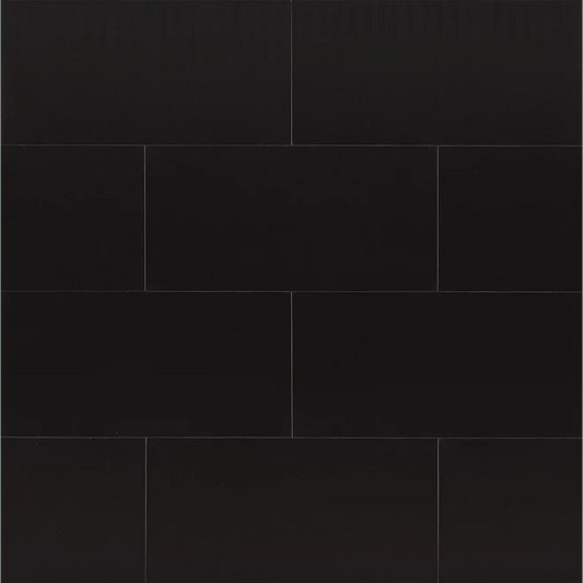 Absolute Black 12" x 24" Polished Granite Tile - Hey Tiles