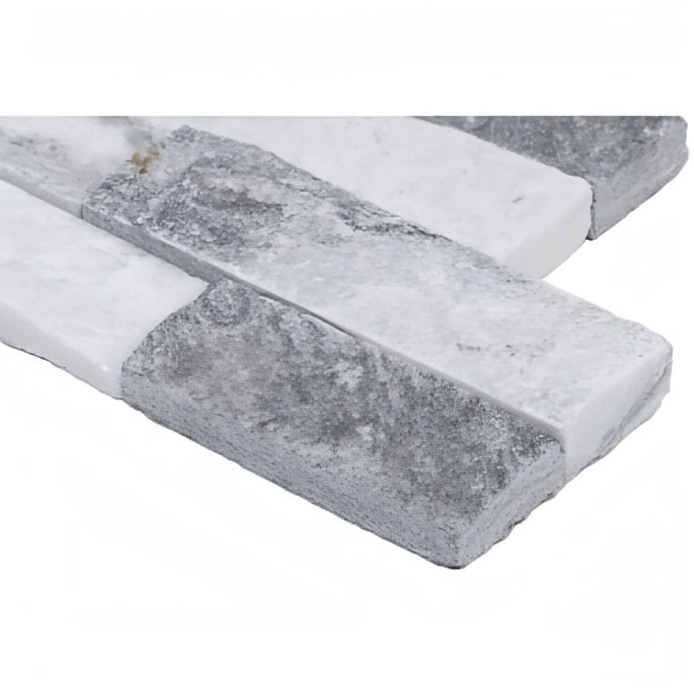 Alaska Gray Multi Ledger Corner - Hey Tiles