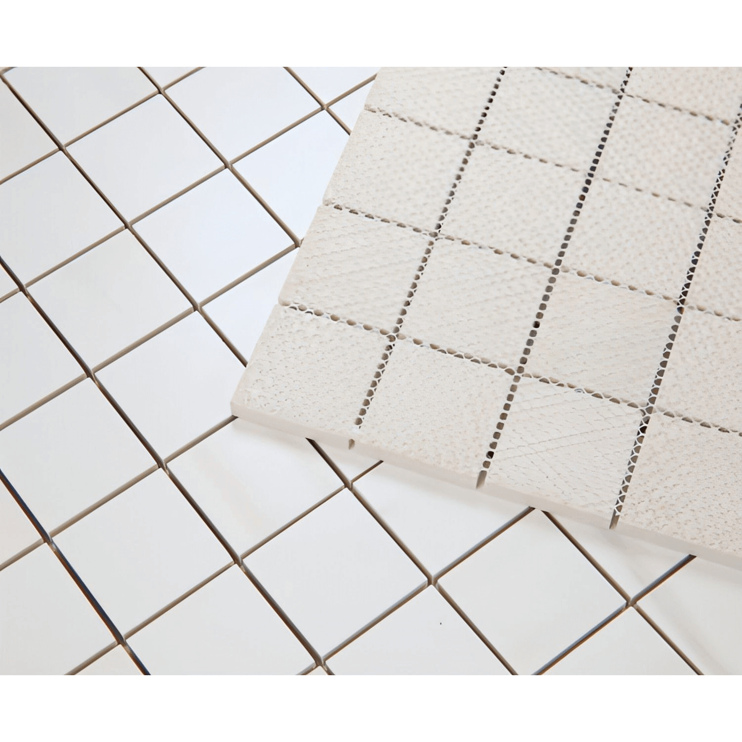 Bianco Dolomite Premium 2 x 2 Square Mosaic Marble POLISHED / HONED - Hey Tiles