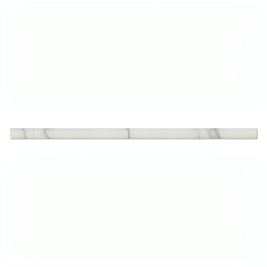Calacatta Gold Marble 1/2 X 12 Pencil Liner - Hey Tiles