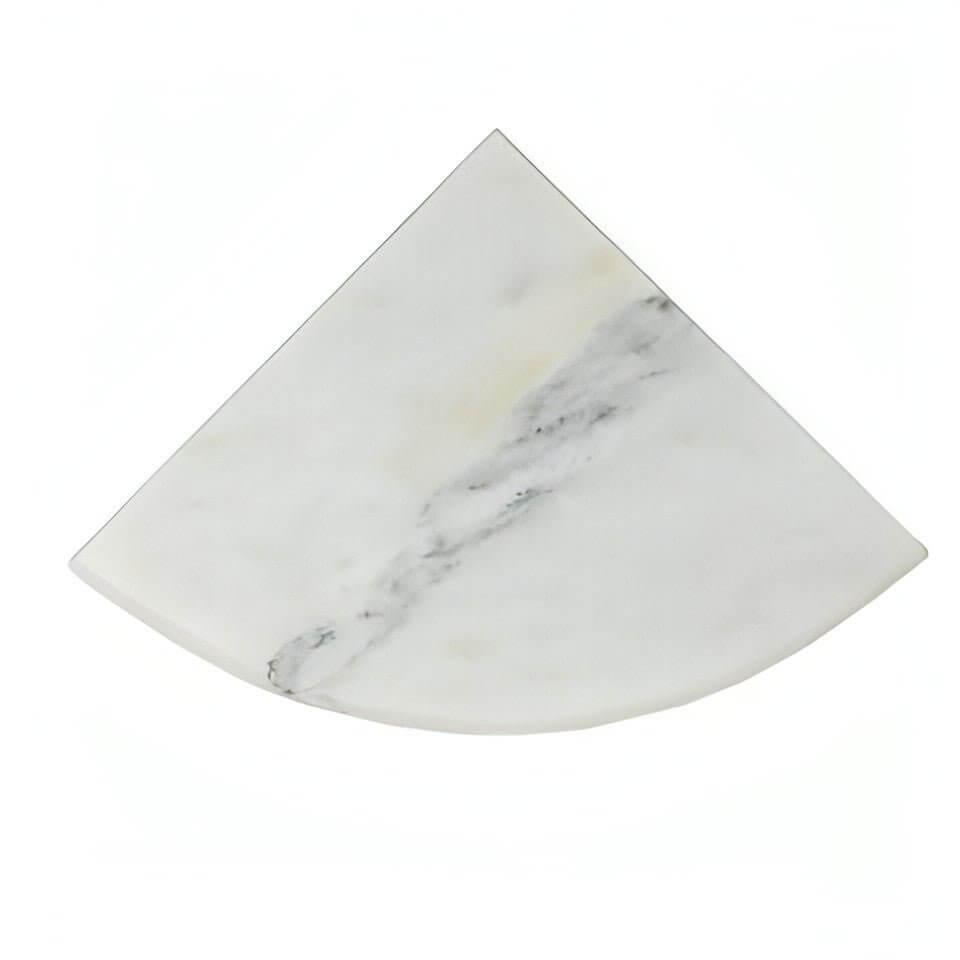 Calacatta Gold Marble Shower Corner Shelf - Hey Tiles