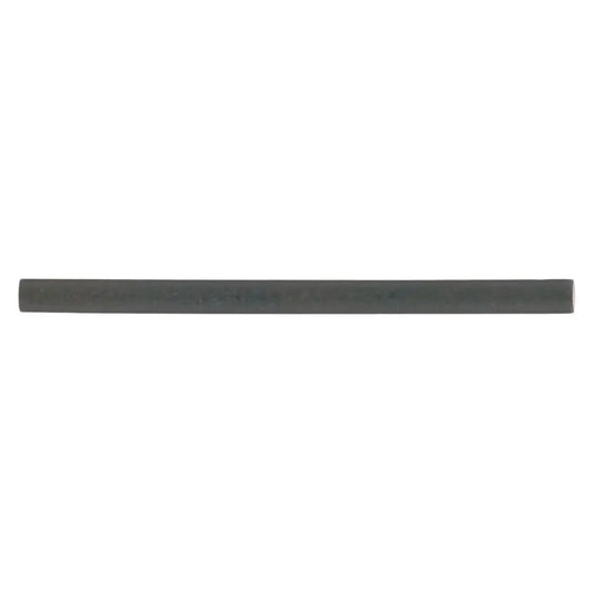 Celine 0.5" x 8" Matte Porcelain Jolly Trim in Black - Hey Tiles