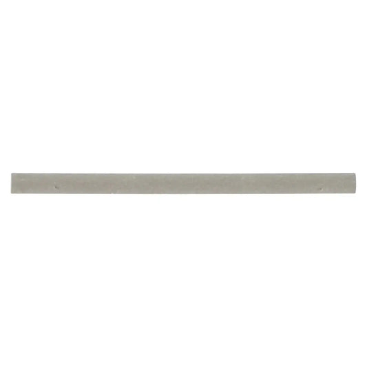 Celine 0.5" x 8" Matte Porcelain Jolly Trim in Greige - Hey Tiles
