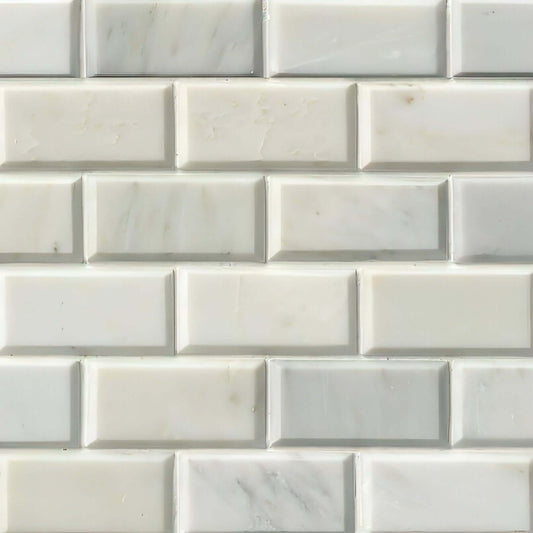 Greecian White 2x4 Mosaic - Hey Tiles