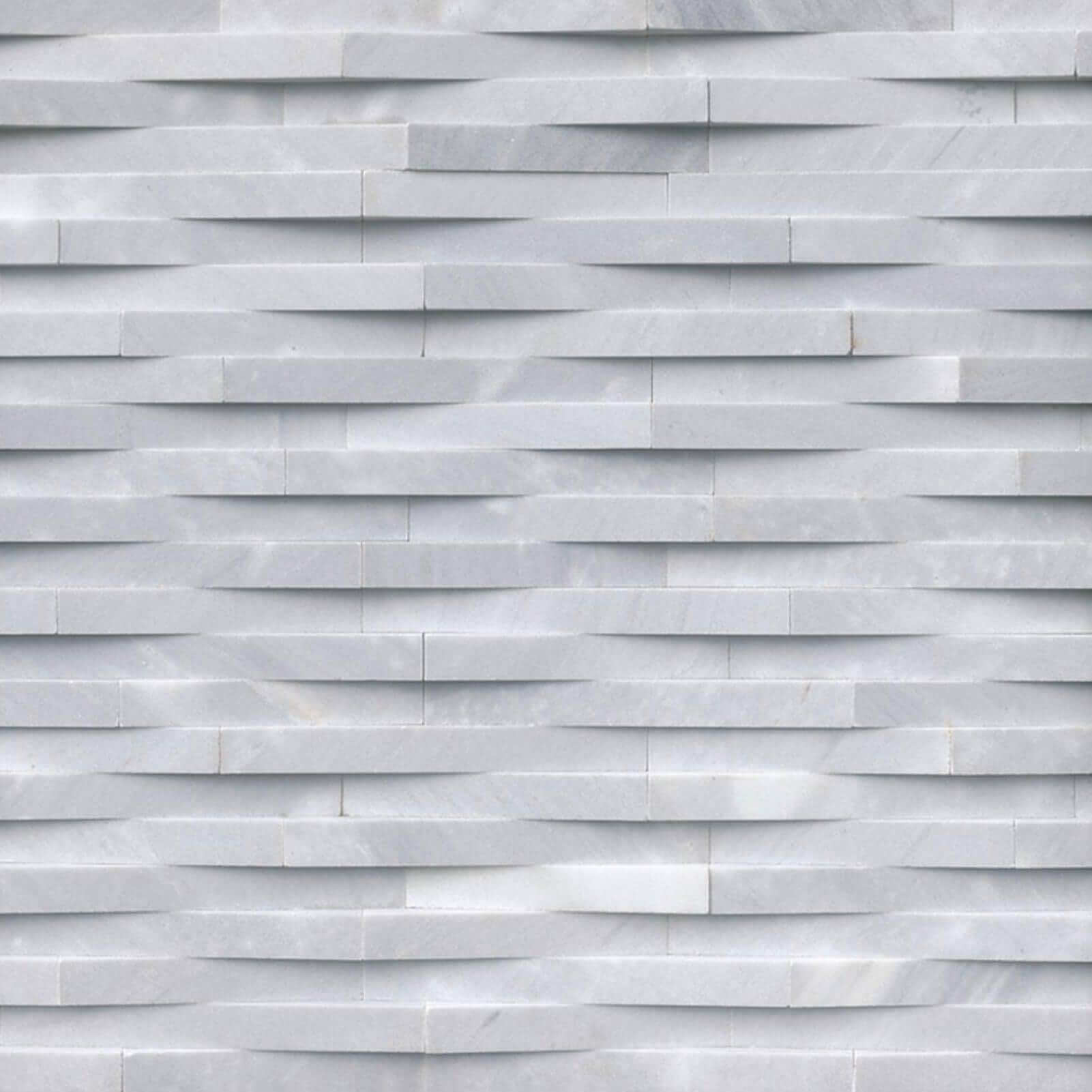MSI 6x24 Cosmic Gray 3D Wave Stacked Stone - Hey Tiles