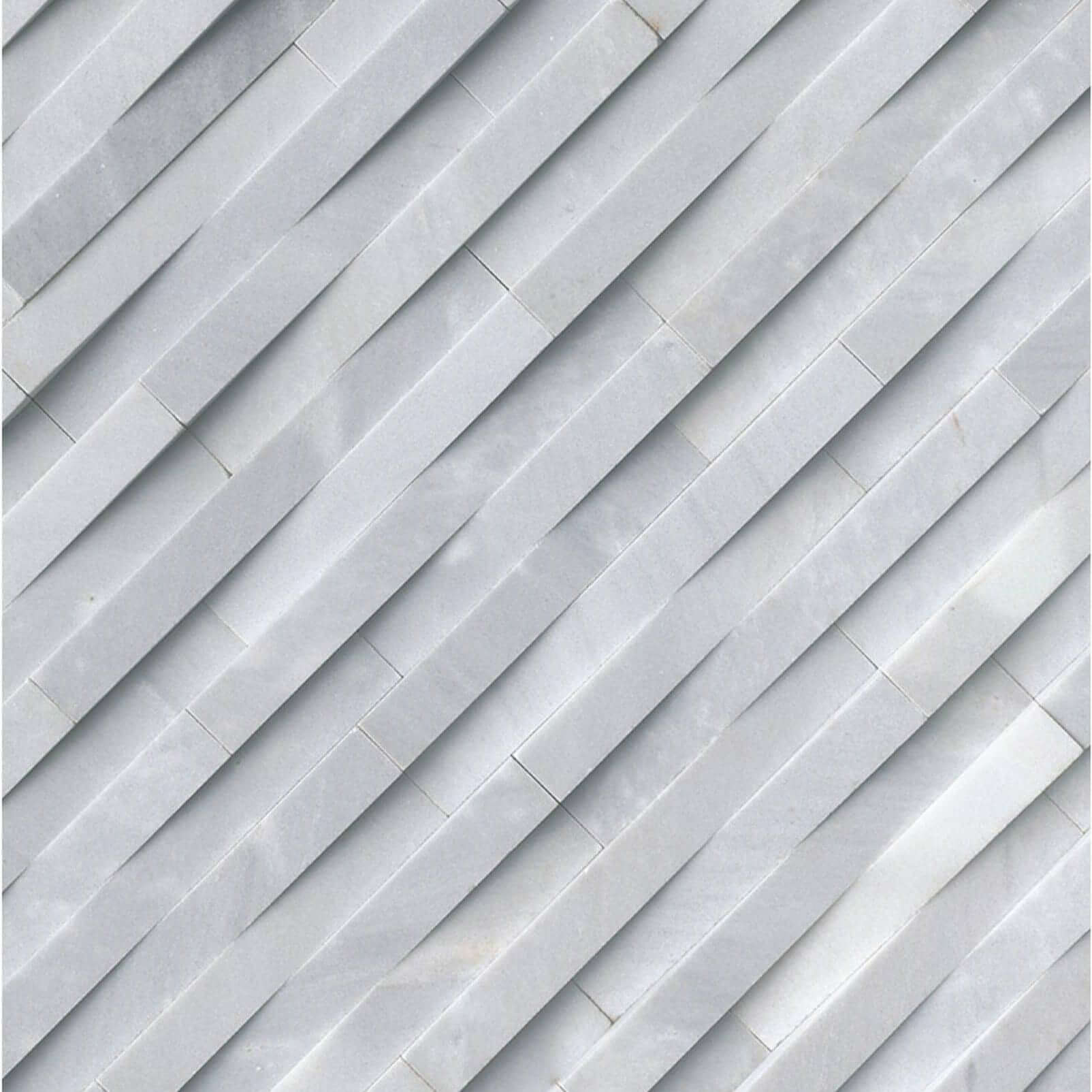 MSI 6x24 Cosmic Gray 3D Wave Stacked Stone - Hey Tiles