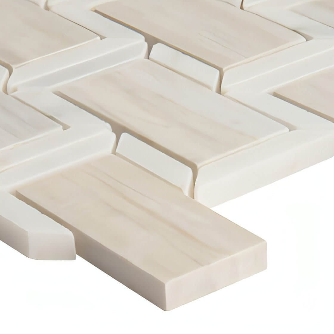 MSI Angora Framework 12X12 Polished Mosaic Tile - Hey Tiles