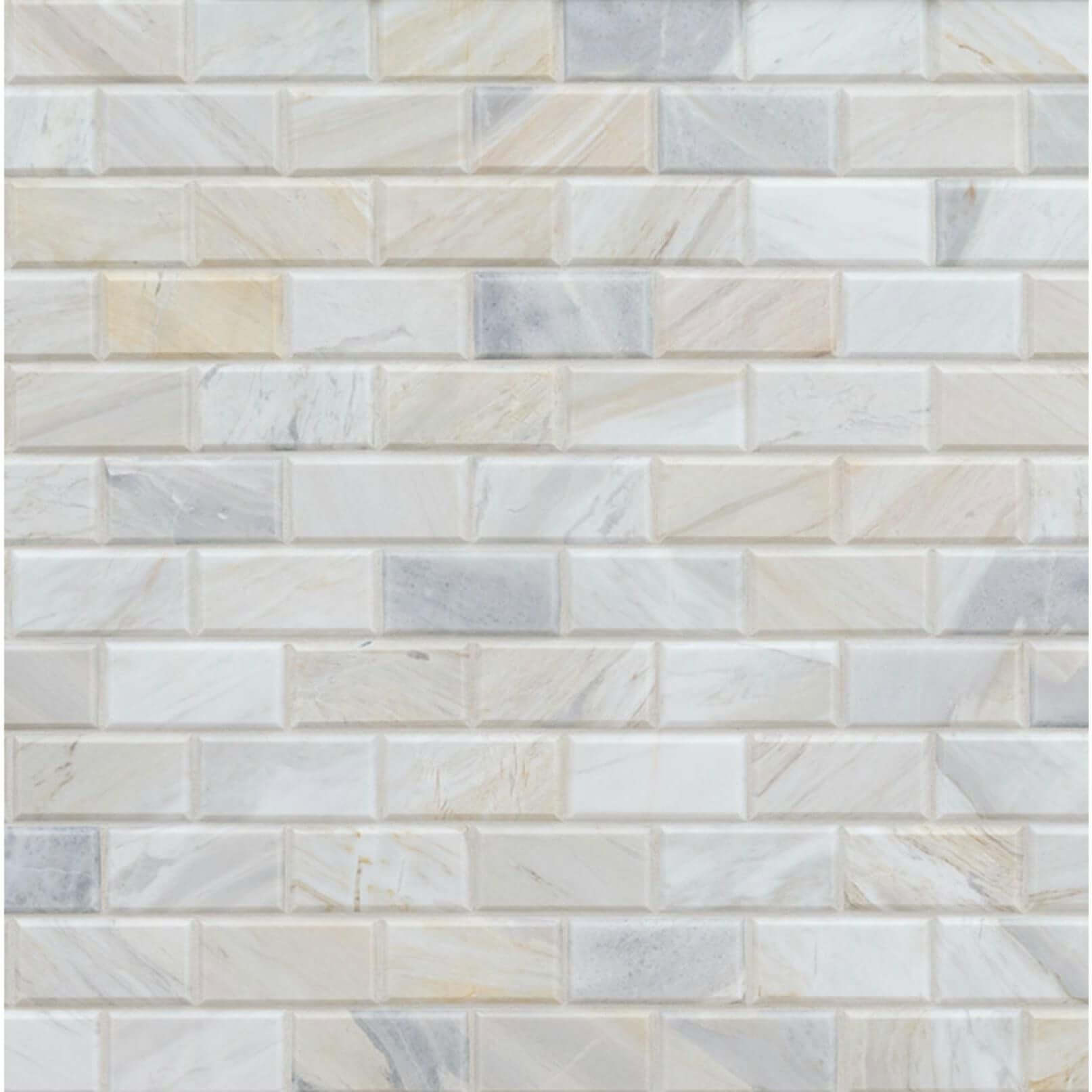 MSI Athena Gold 2X4 Honed and Beveled Tile - Hey Tiles