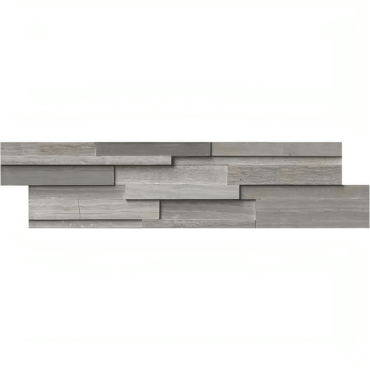 MSI Gray Oak 3D Honed 6x24 Panel - Hey Tiles