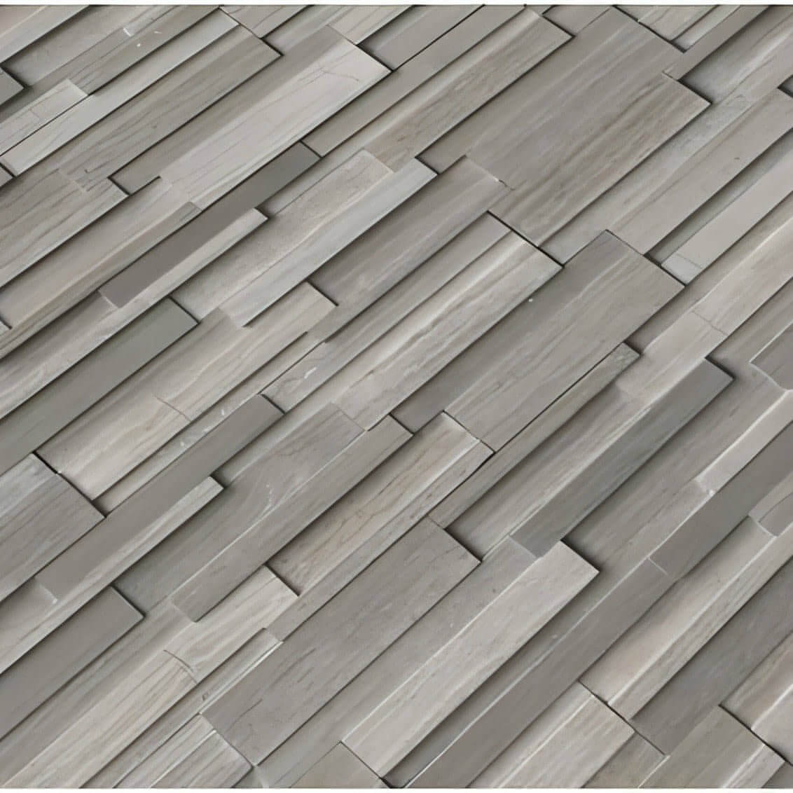 MSI Gray Oak 3D Honed 6x24 Panel - Hey Tiles