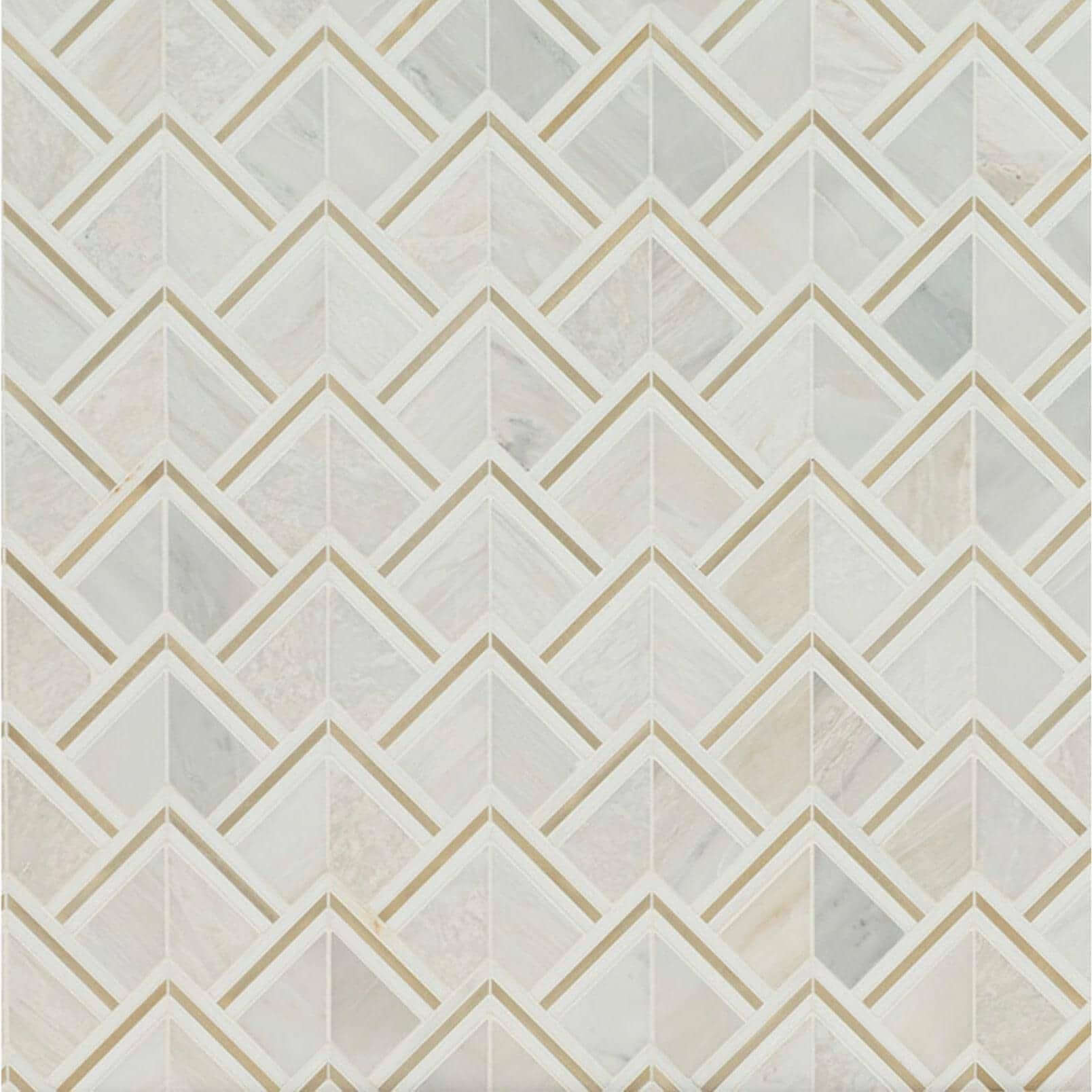 MSI Luxor Kona Gold Pattern Mosaic Tile - Hey Tiles