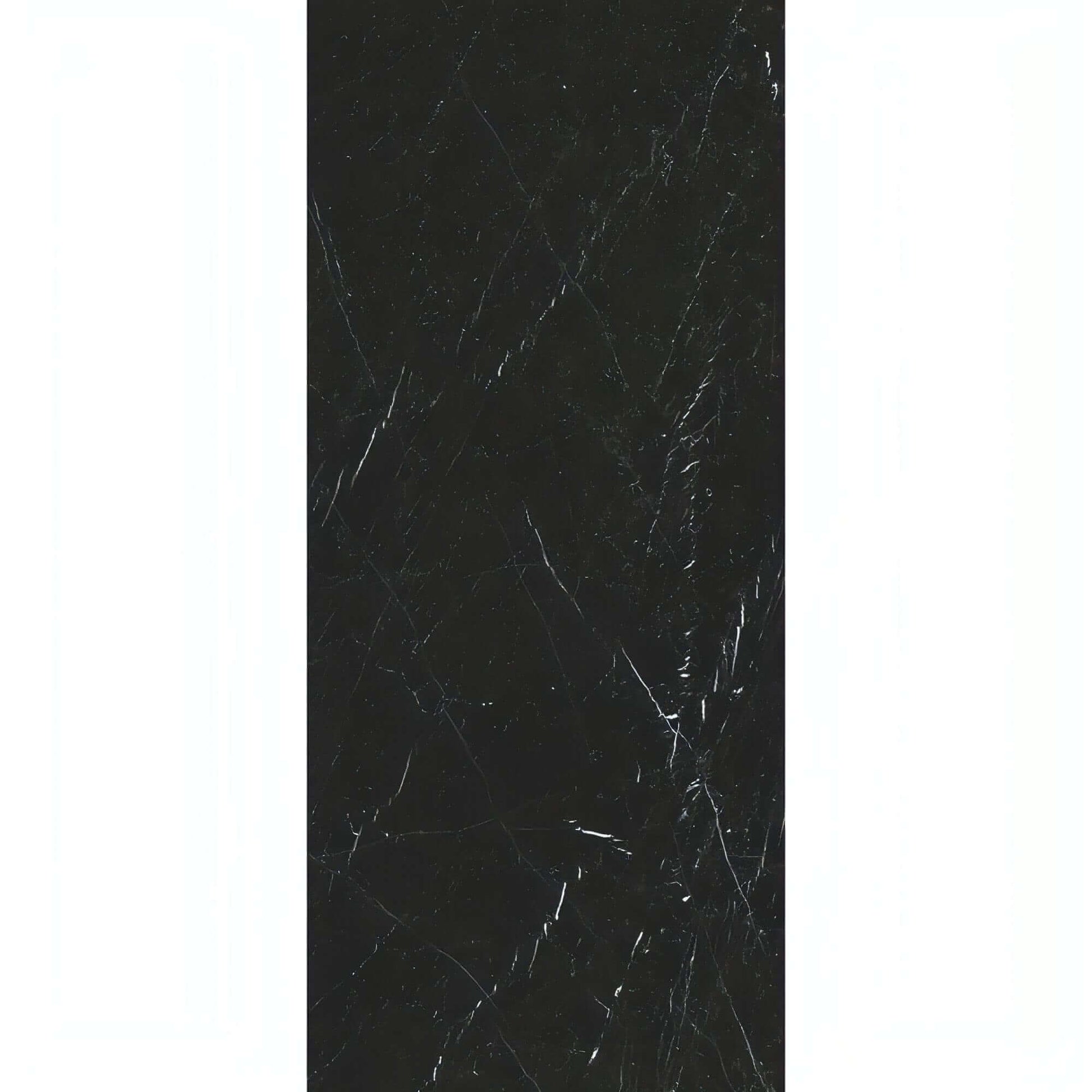 Nero Marquina Marble 12" X 24" Tile, 3/8 - Hey Tiles