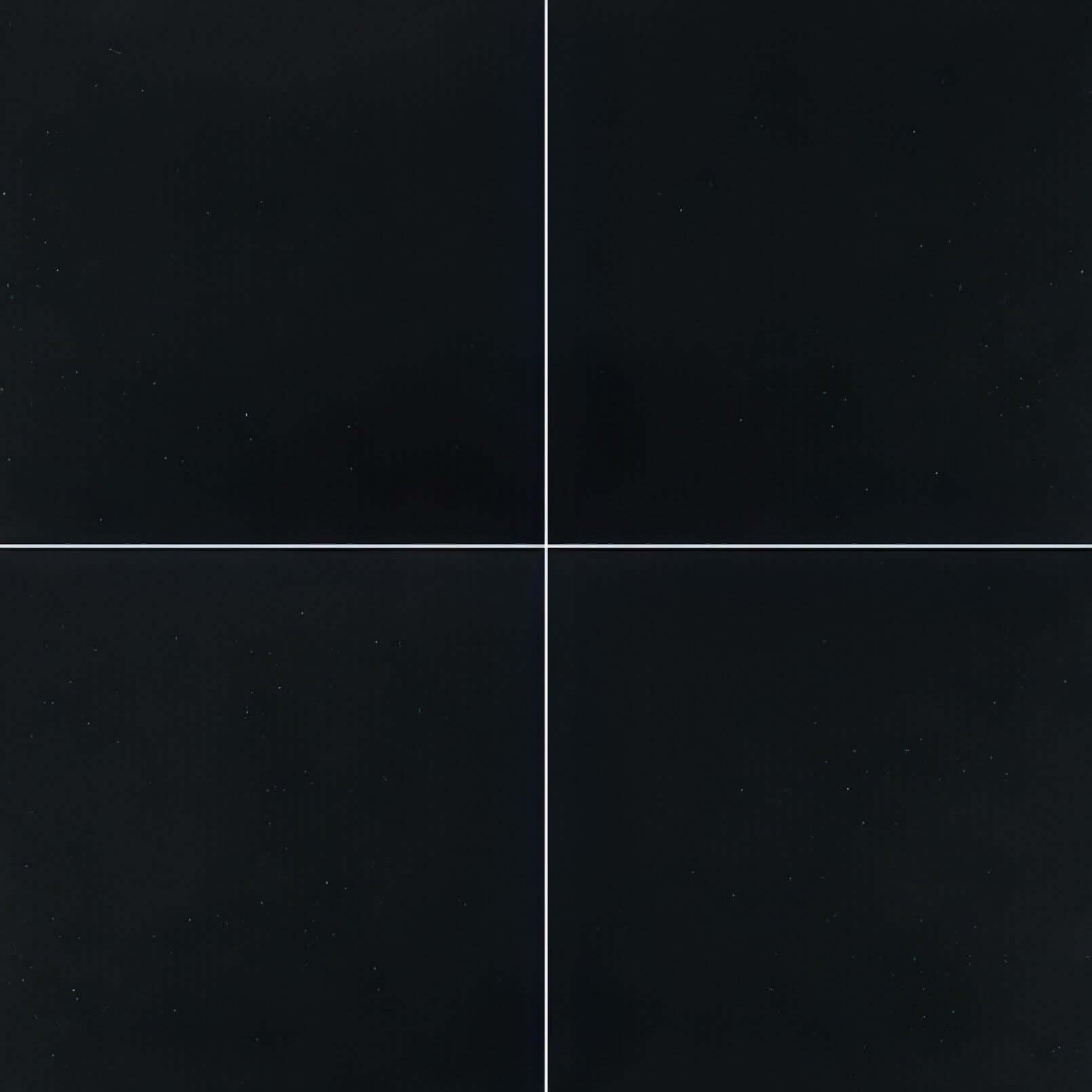 Premium Black 12x12 Honed - Hey Tiles