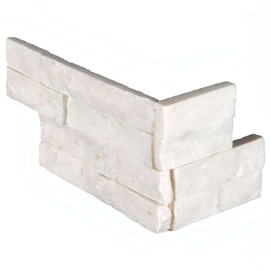Rockmount Arctic White Corner"L"Panel 6x18 - Hey Tiles