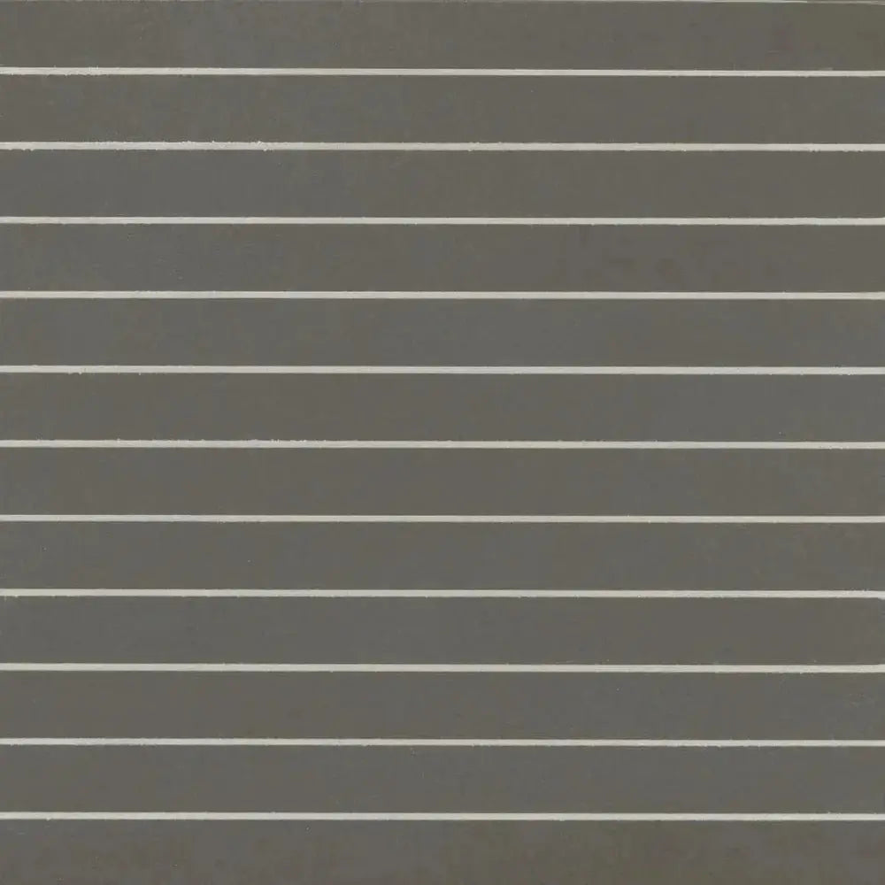 Sahara 1" x 12" Matte Porcelain Mosaic Tile in Dark - Hey Tiles