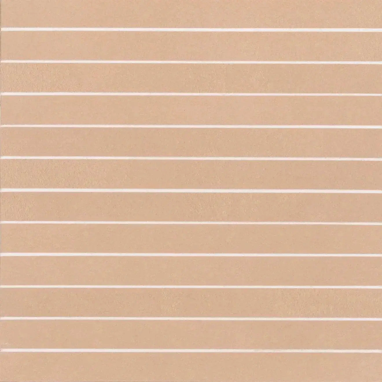 Sahara 1" x 12" Matte Porcelain Mosaic Tile in Rose - Hey Tiles