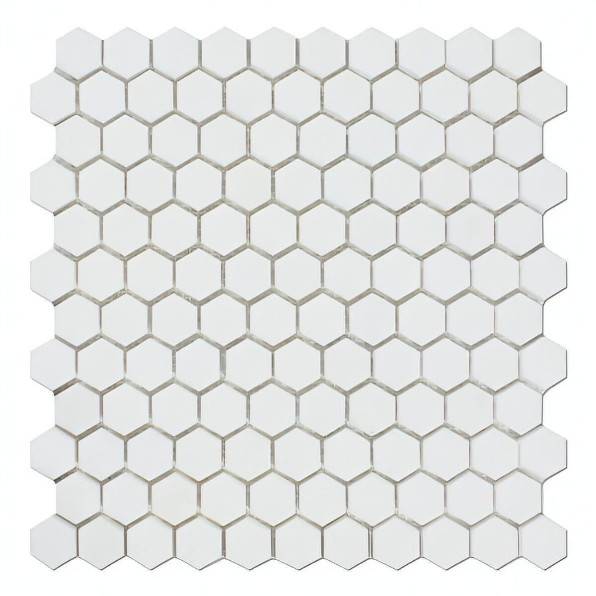 Thassos White Marble 1" Mini Hexagon Mosaic Tile - Hey Tiles