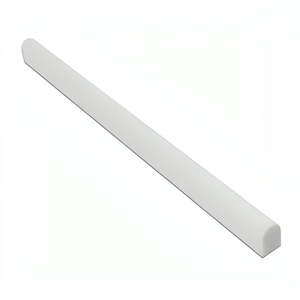 Thassos White Marble 1/2 X 12 Pencil Liner - Hey Tiles