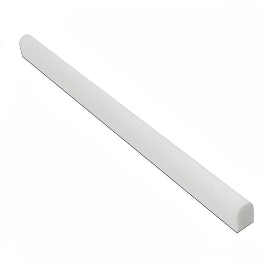 Thassos White Marble 1/2 X 12 Pencil Liner - Hey Tiles